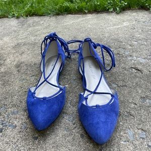 Anne Klein Royal Blue Gladiator Flats